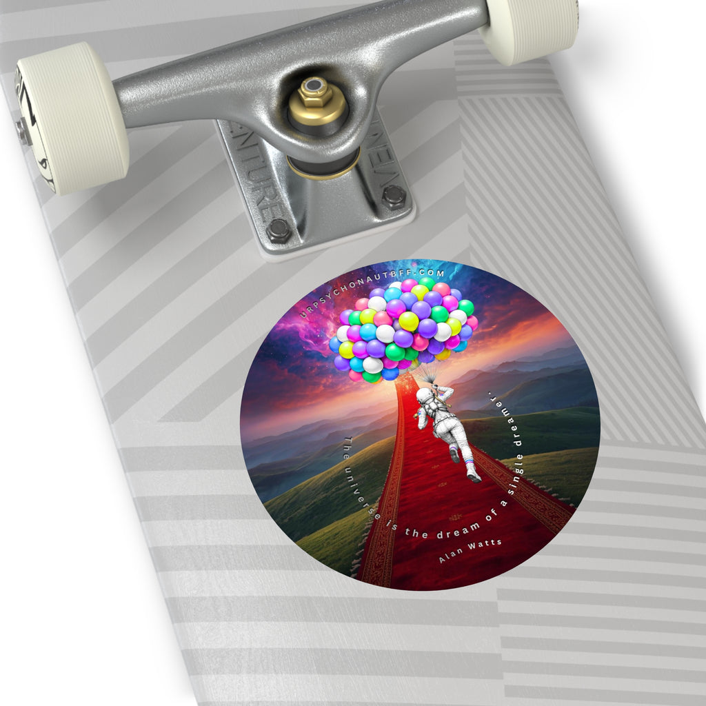 Alan Watts The Dream Quote Water-Resistant Sticker